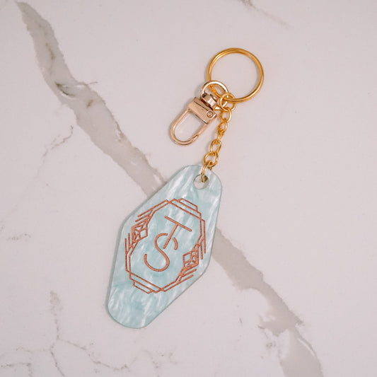 Crest Motel Keychain