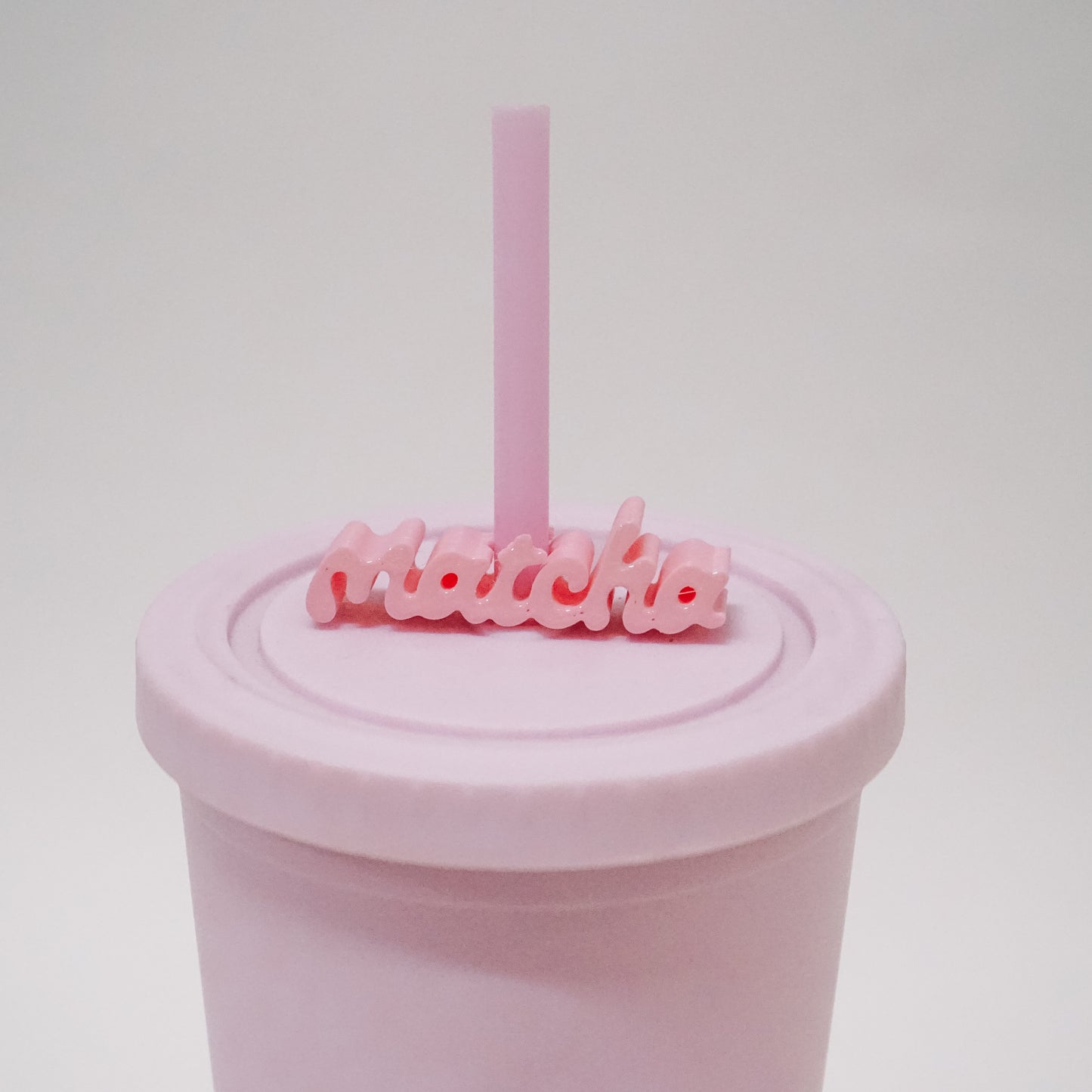 Matcha Straw Charm