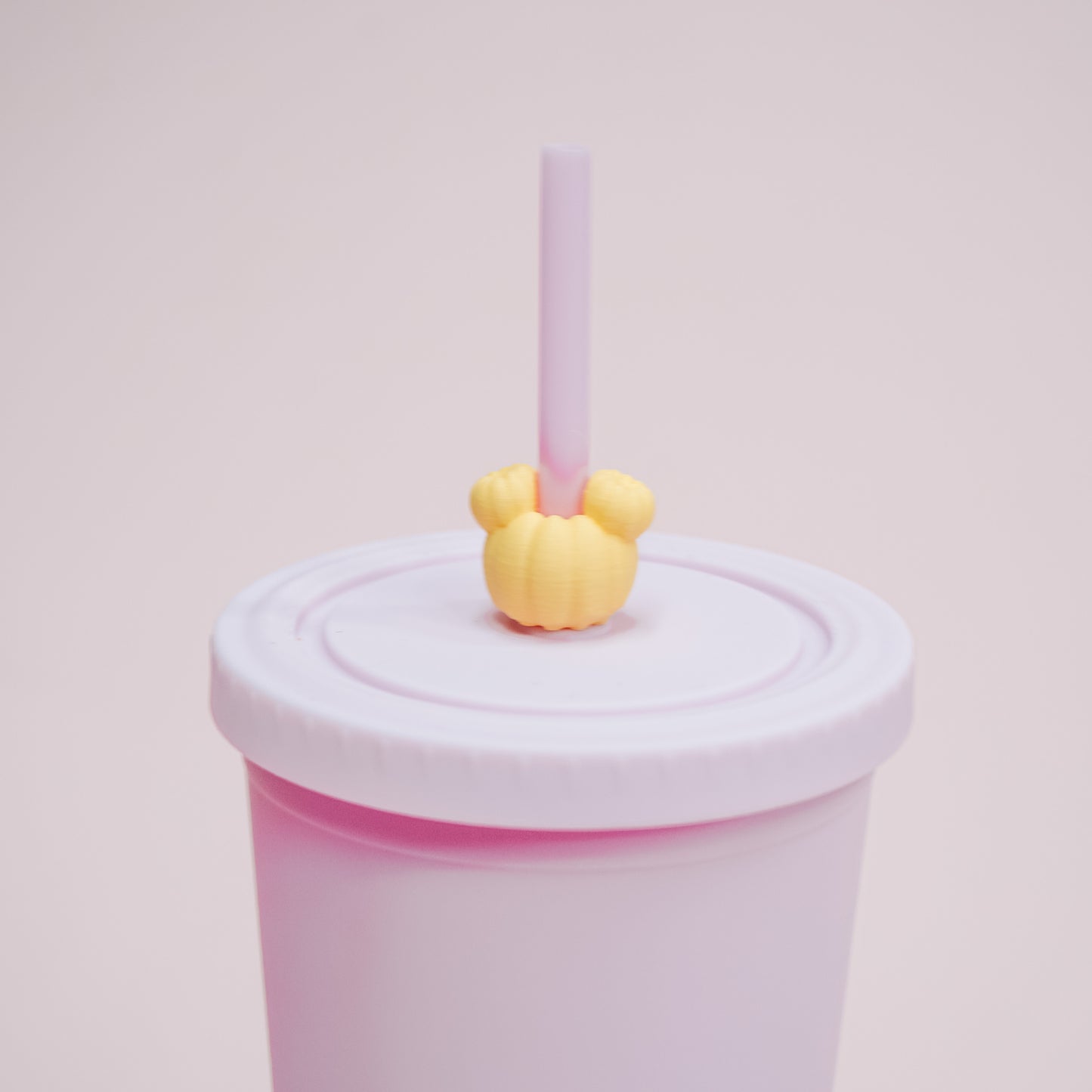 Mini Ears Pumpkin Straw Charm