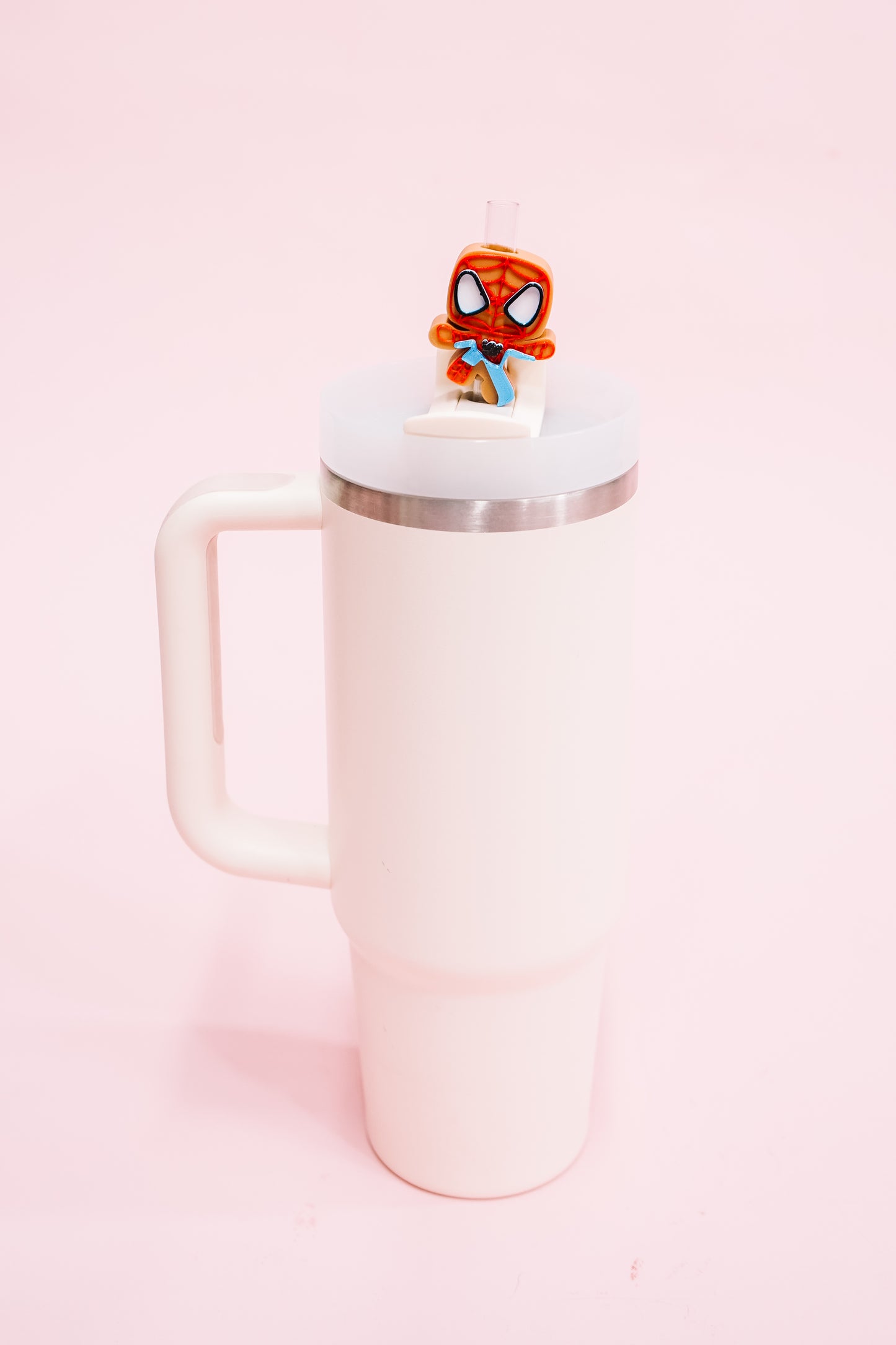 Ginger Spidey Straw Charm