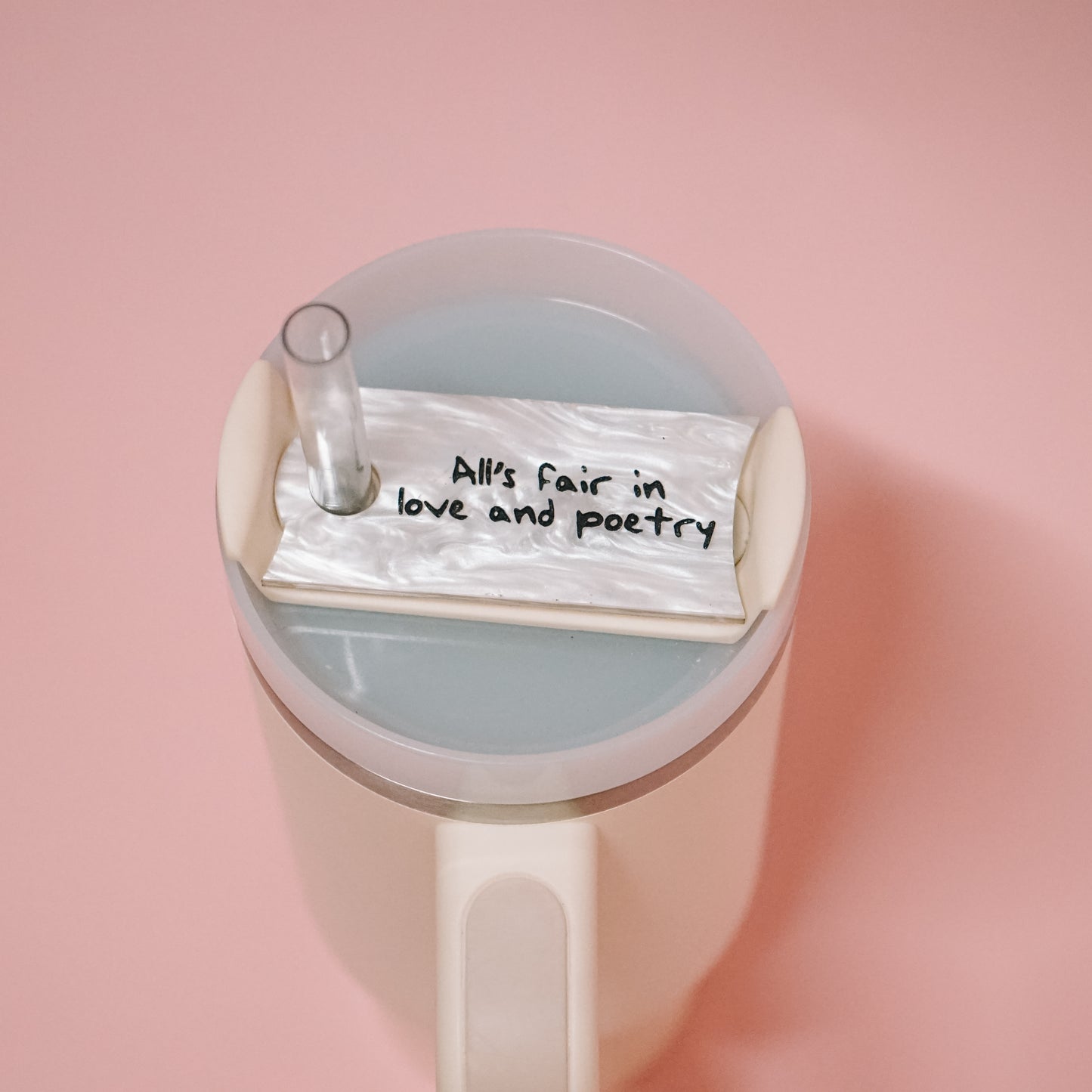Love and Poetry Lid Plate