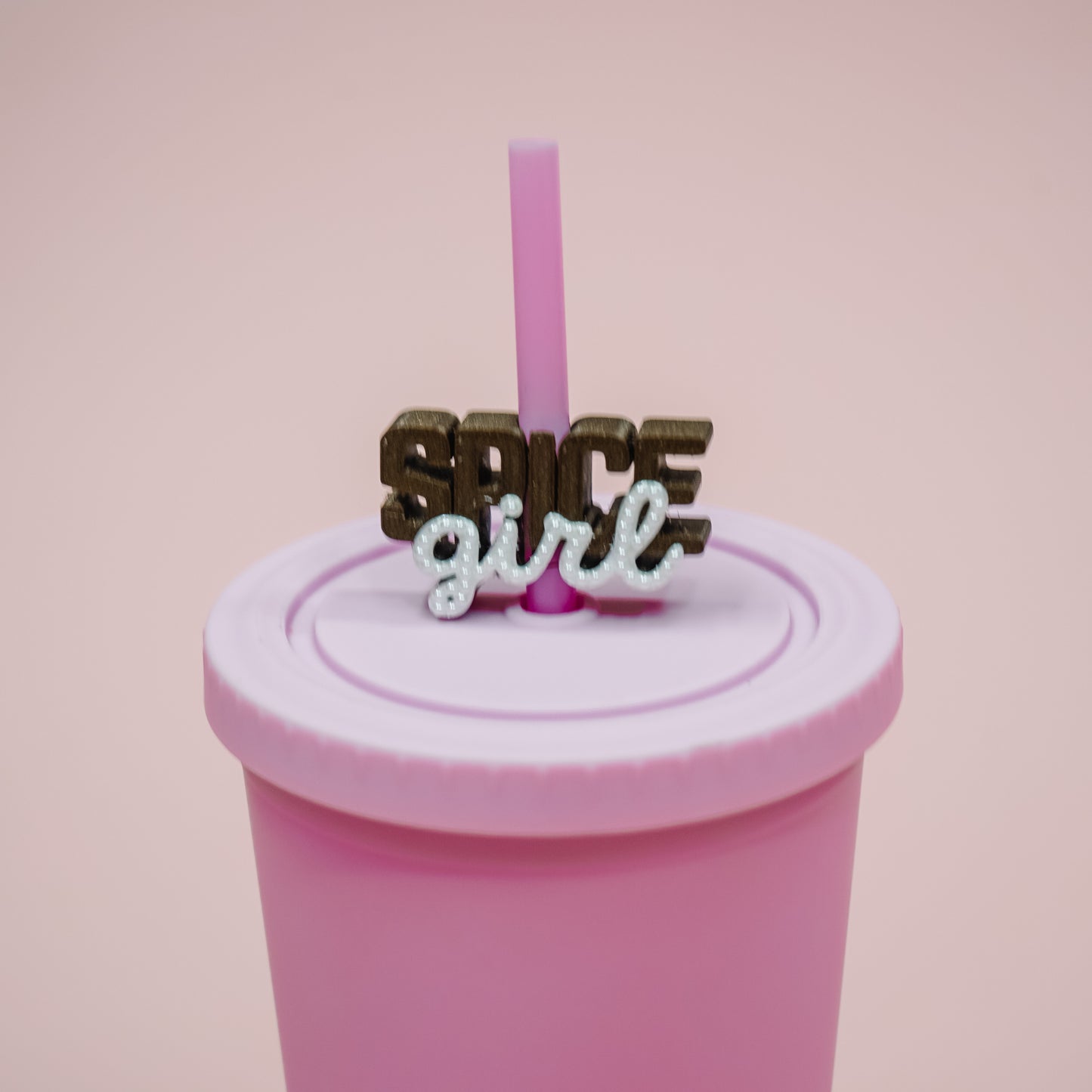 Spice Girl Straw Charm