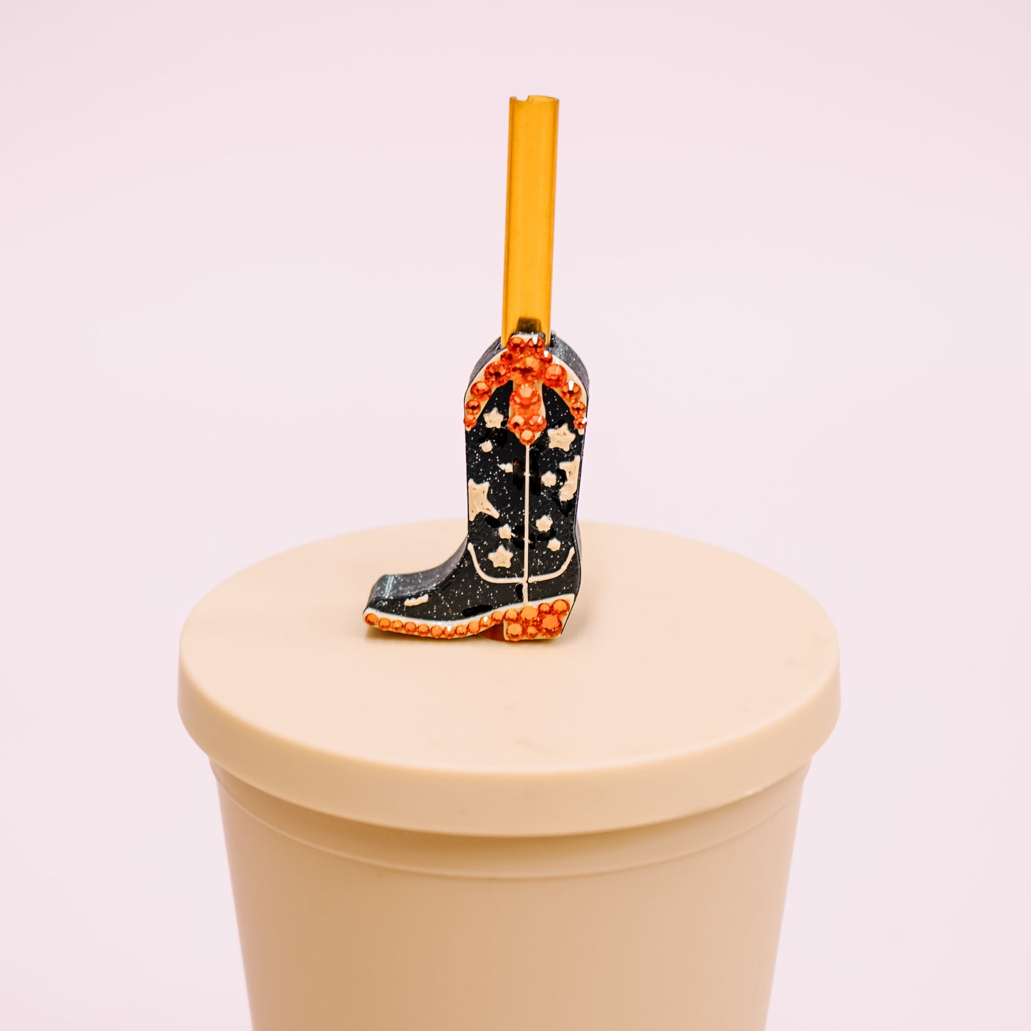 Cowboy Boot Straw Charm