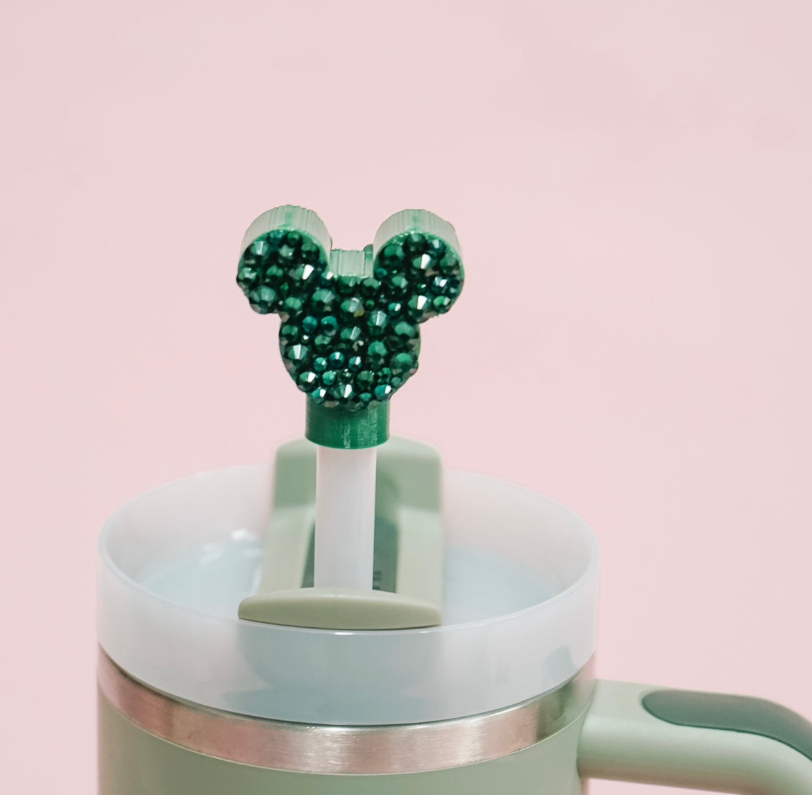 Crystal Ears Straw Cover