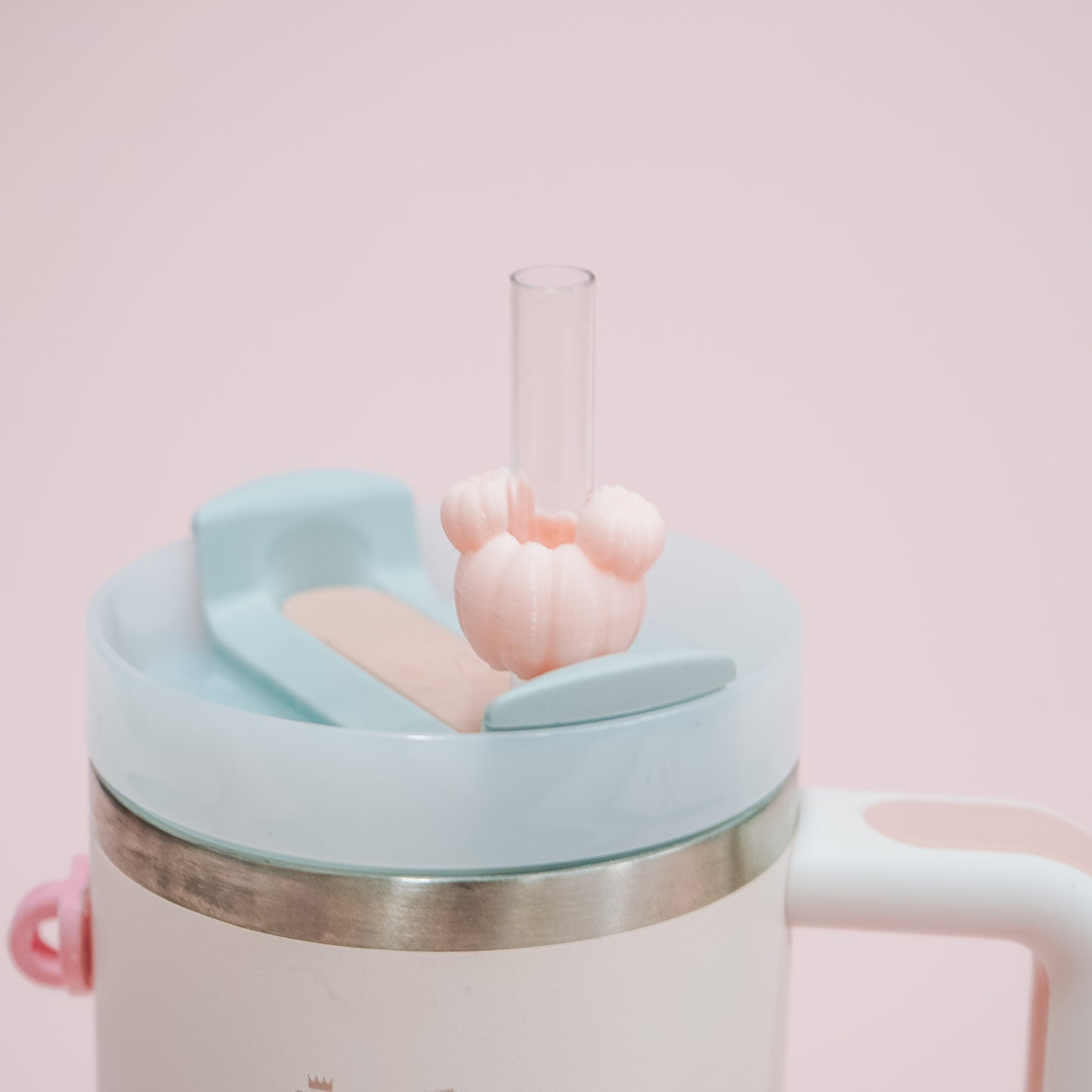 Mini Ears Pumpkin Straw Charm