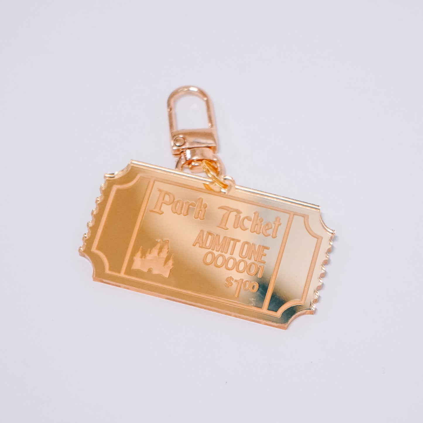 Park Ticket Bag Charm