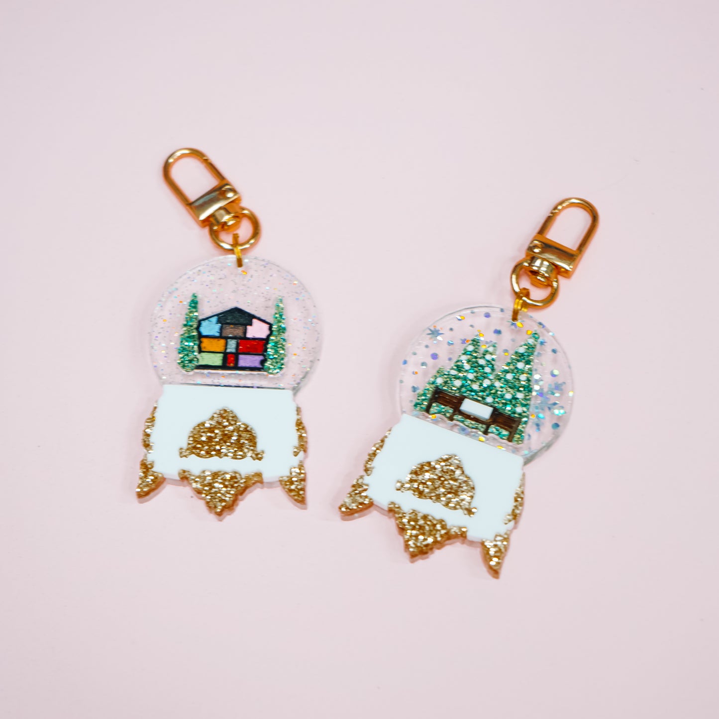 Snow Globe Bag Charm