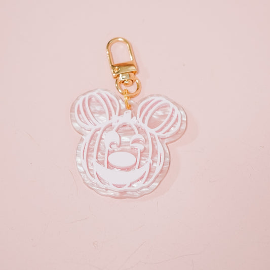 Winking Pumpkin Bag Charm