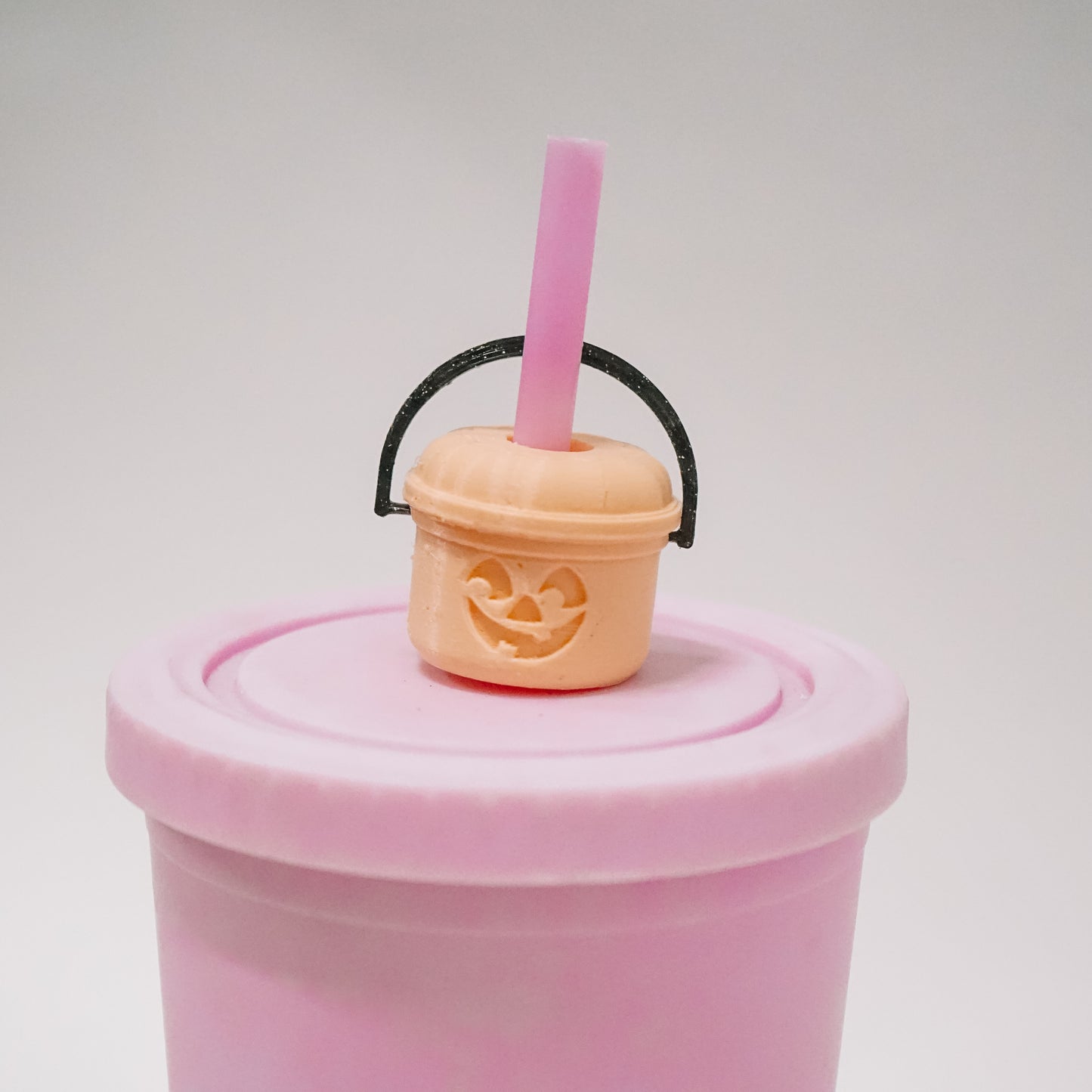 Halloween Bucket Straw Charm