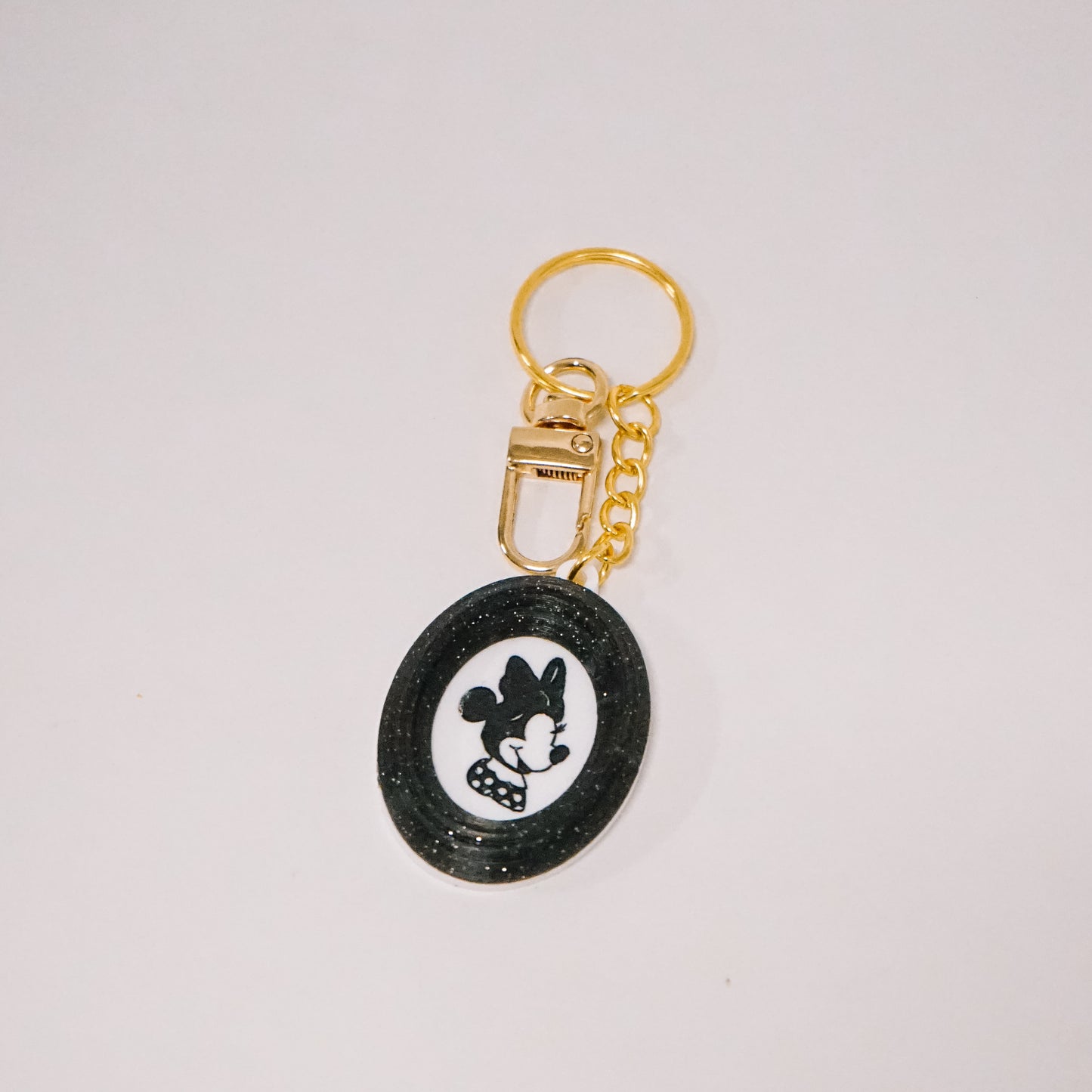Silhouette Frame Bag Charm