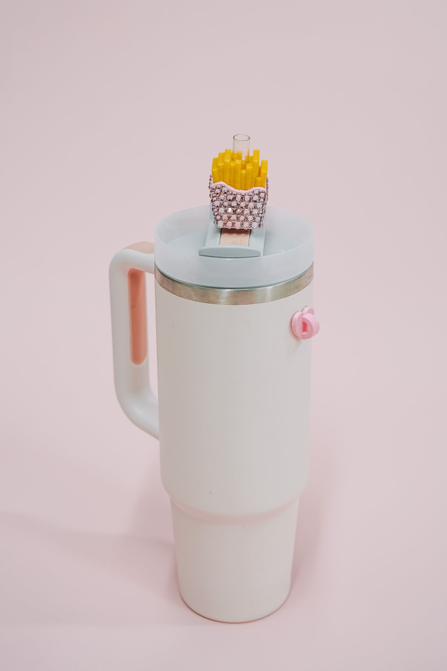 French Fries Straw Charm