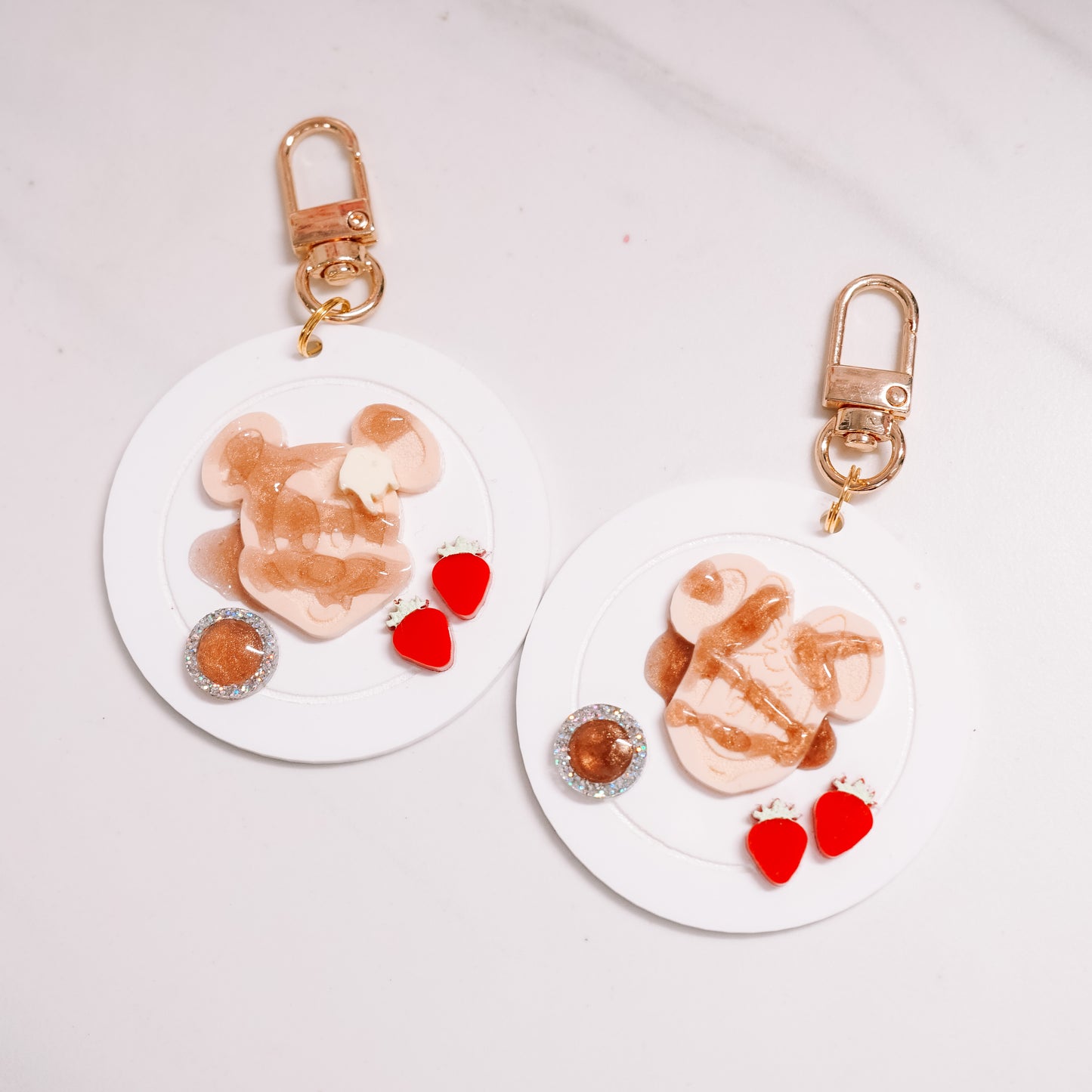 Waffle Plate Bag Charm
