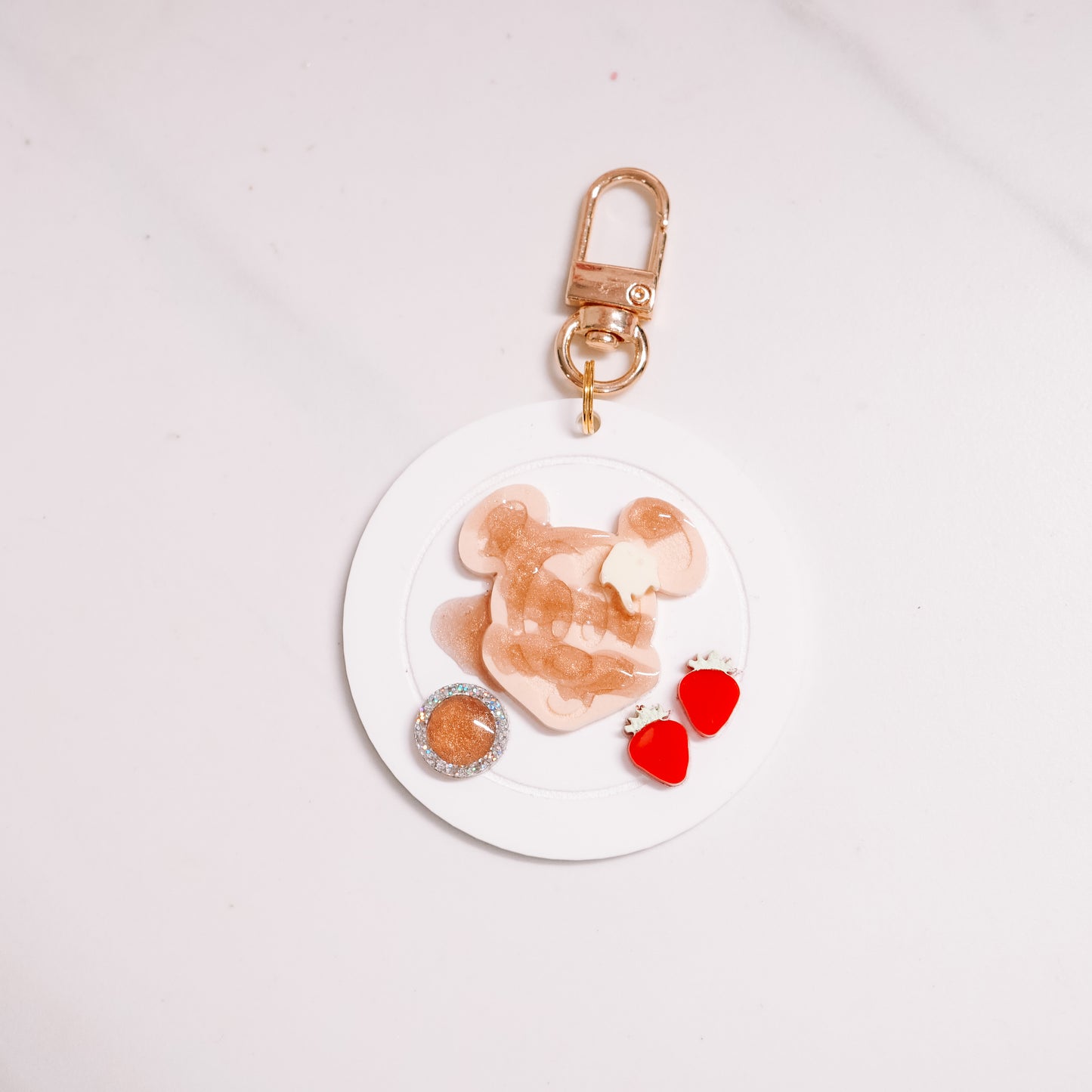 Waffle Plate Bag Charm