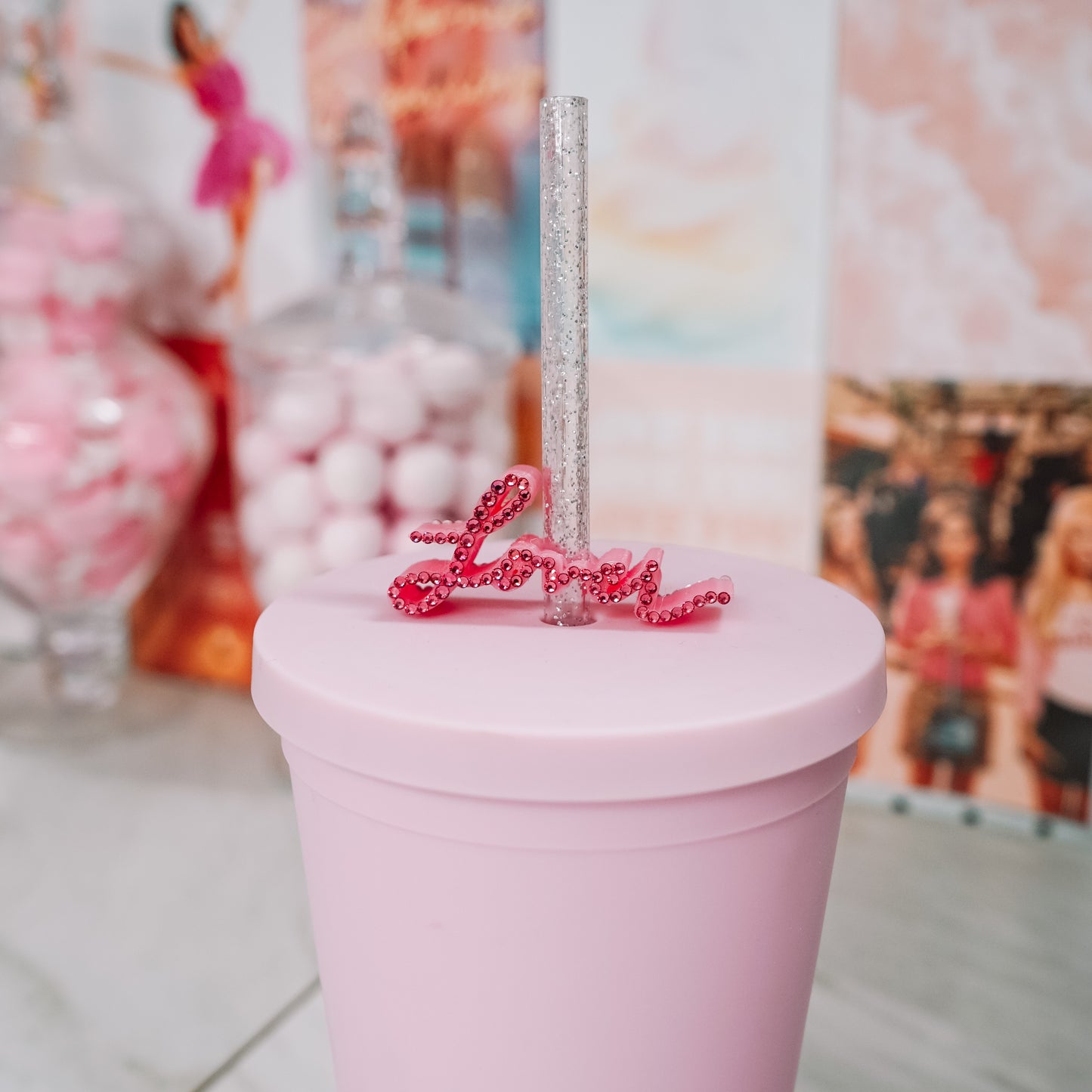 Lover Straw Charm