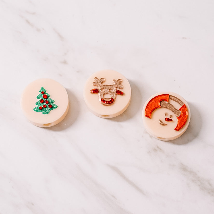Holiday Sugar Cookie Straw Charm