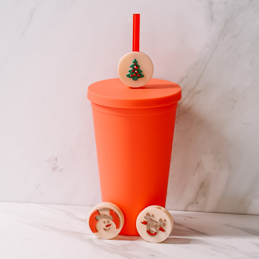 Holiday Sugar Cookie Straw Charm