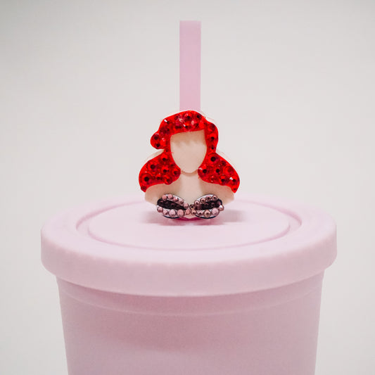 Mermaid Straw Charm