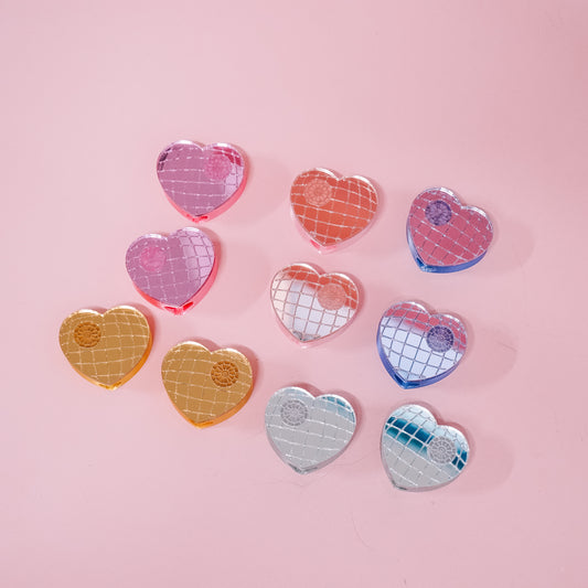 Disco Death Heart Straw Charm
