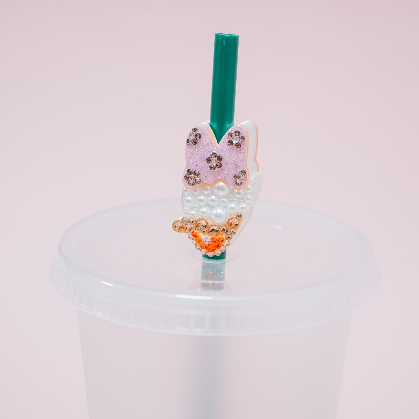 Mrs Duck Straw Charm