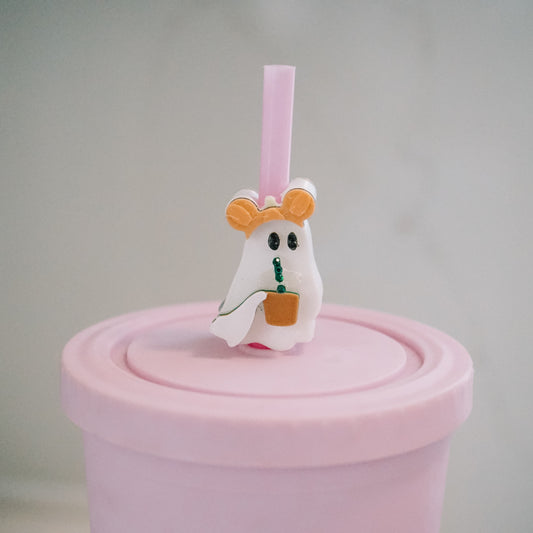 Main Street Ghost Straw Charm