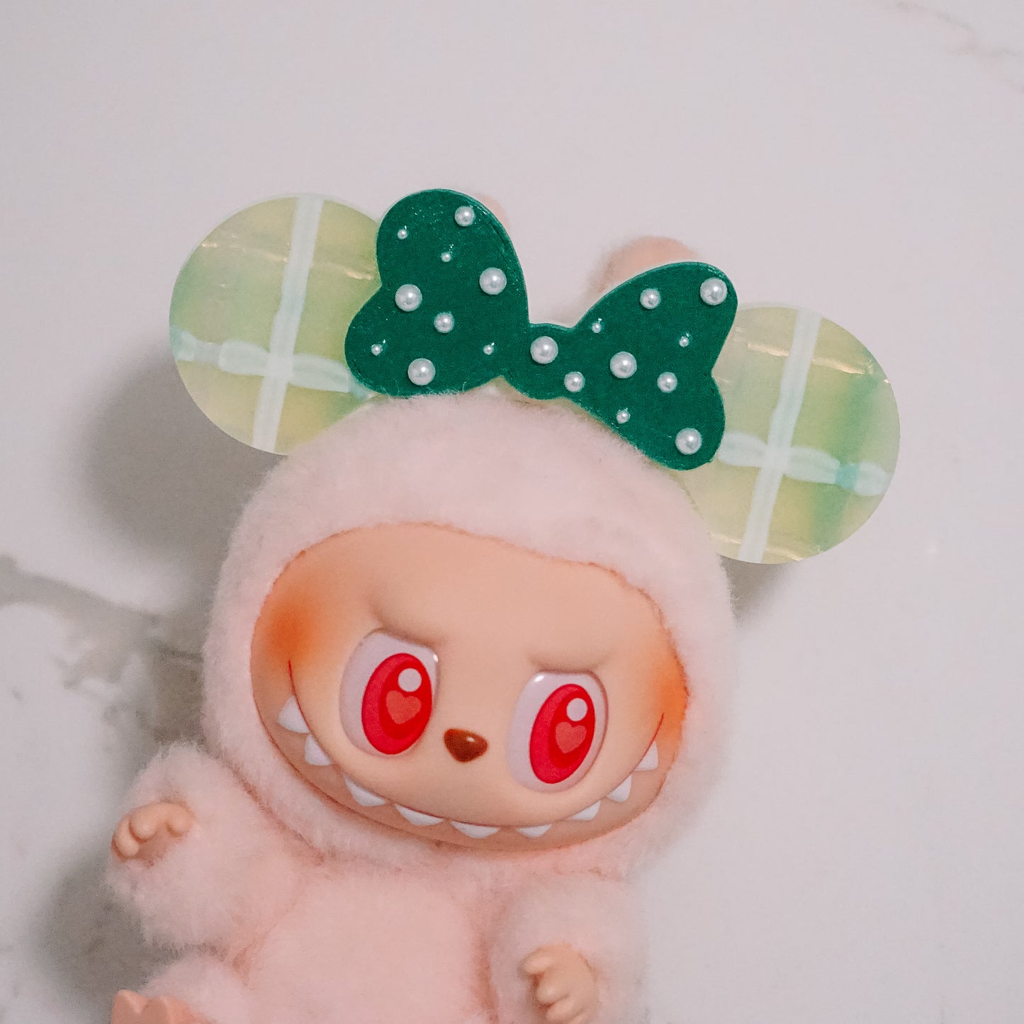 Plaid Plush Ears Headband