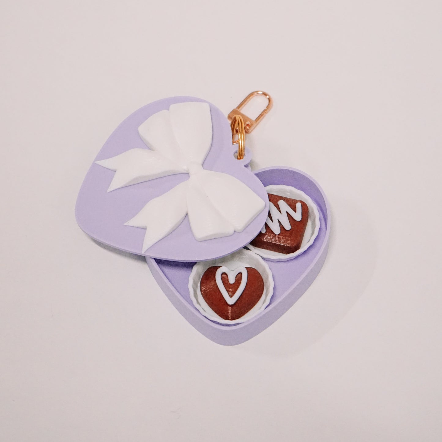 Heart Box of Chocolates Bag Charm