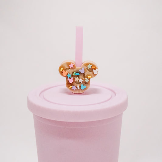 70th Ears Waffle Straw Charm