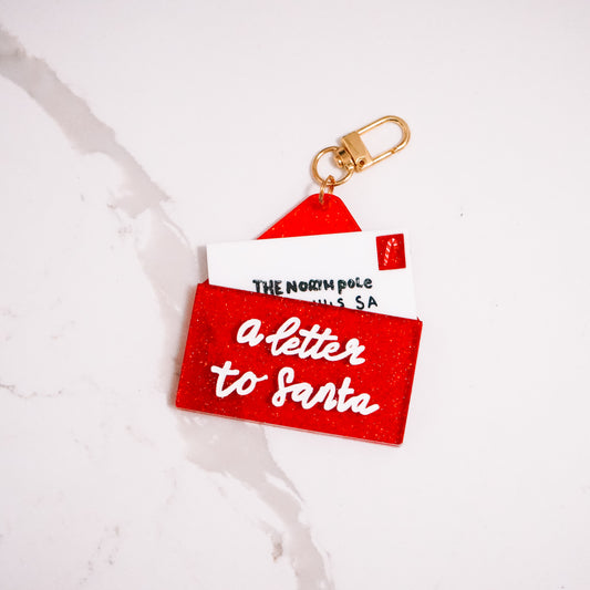 Letter to Santa Bag Charm
