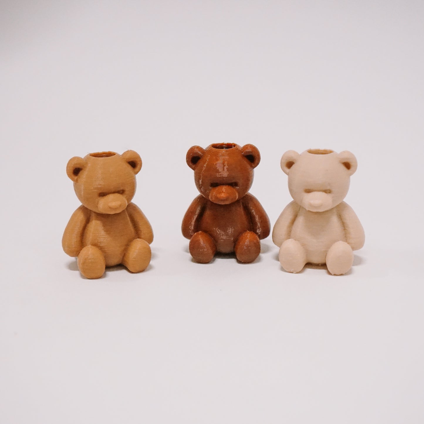 Teddy Bear Straw Charm
