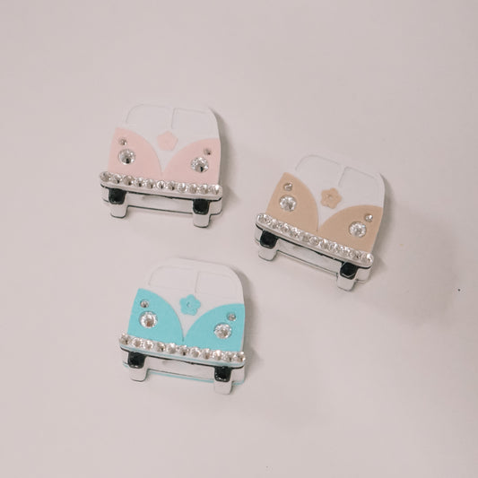 Bus Straw Charm