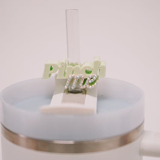 Pinch Me Straw Charm