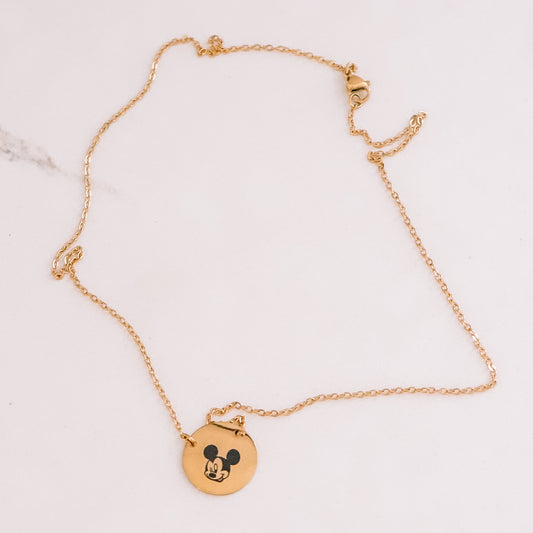Winking Mouse Necklace