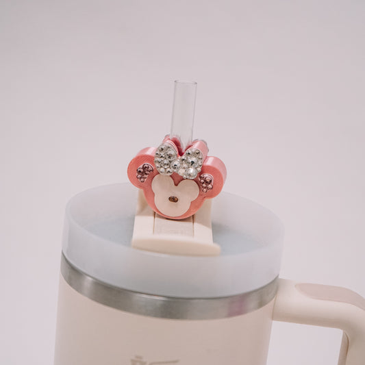 ShellieBear Straw Charm