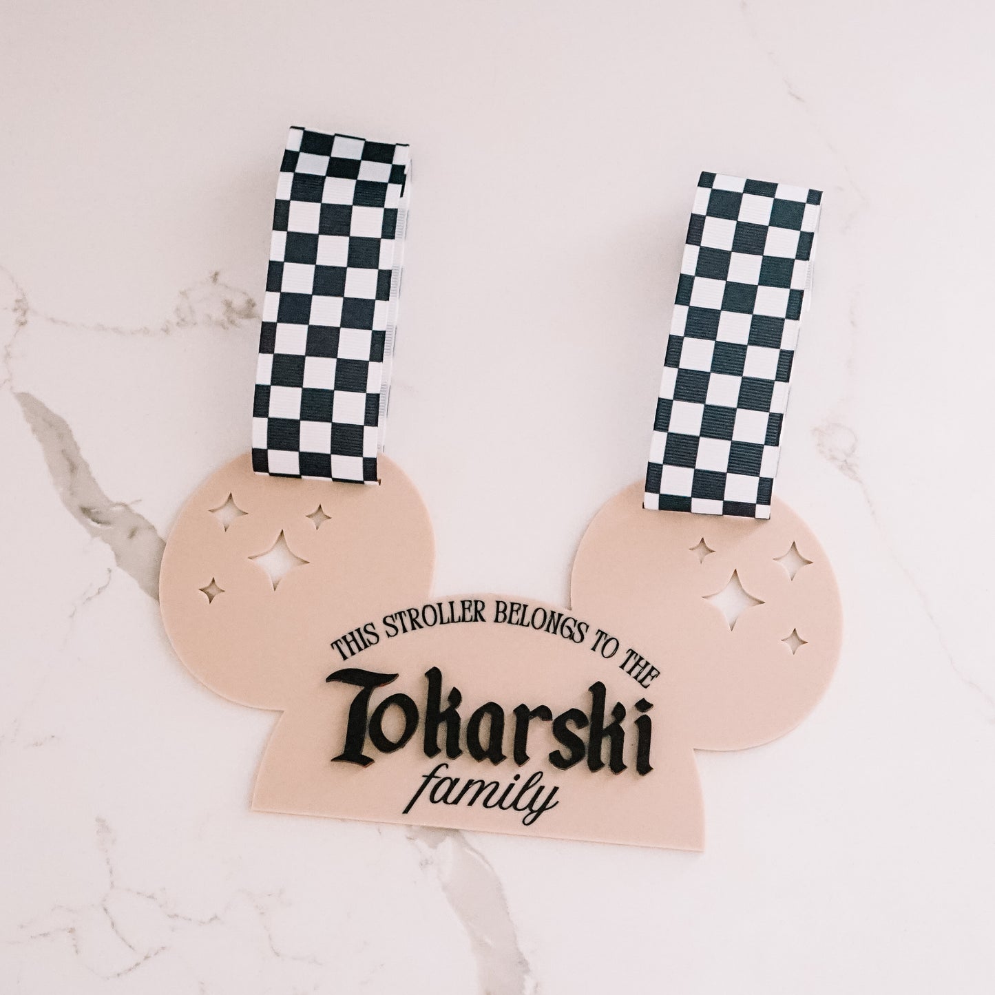 Ears Hat Stroller Tag