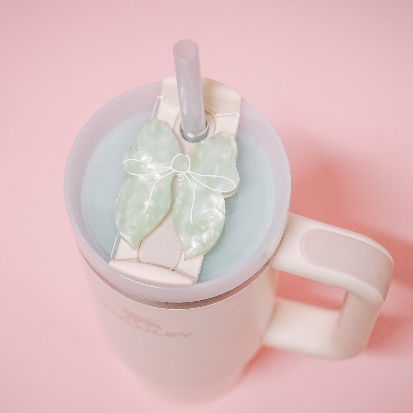 Pastel Bow Lid Plate