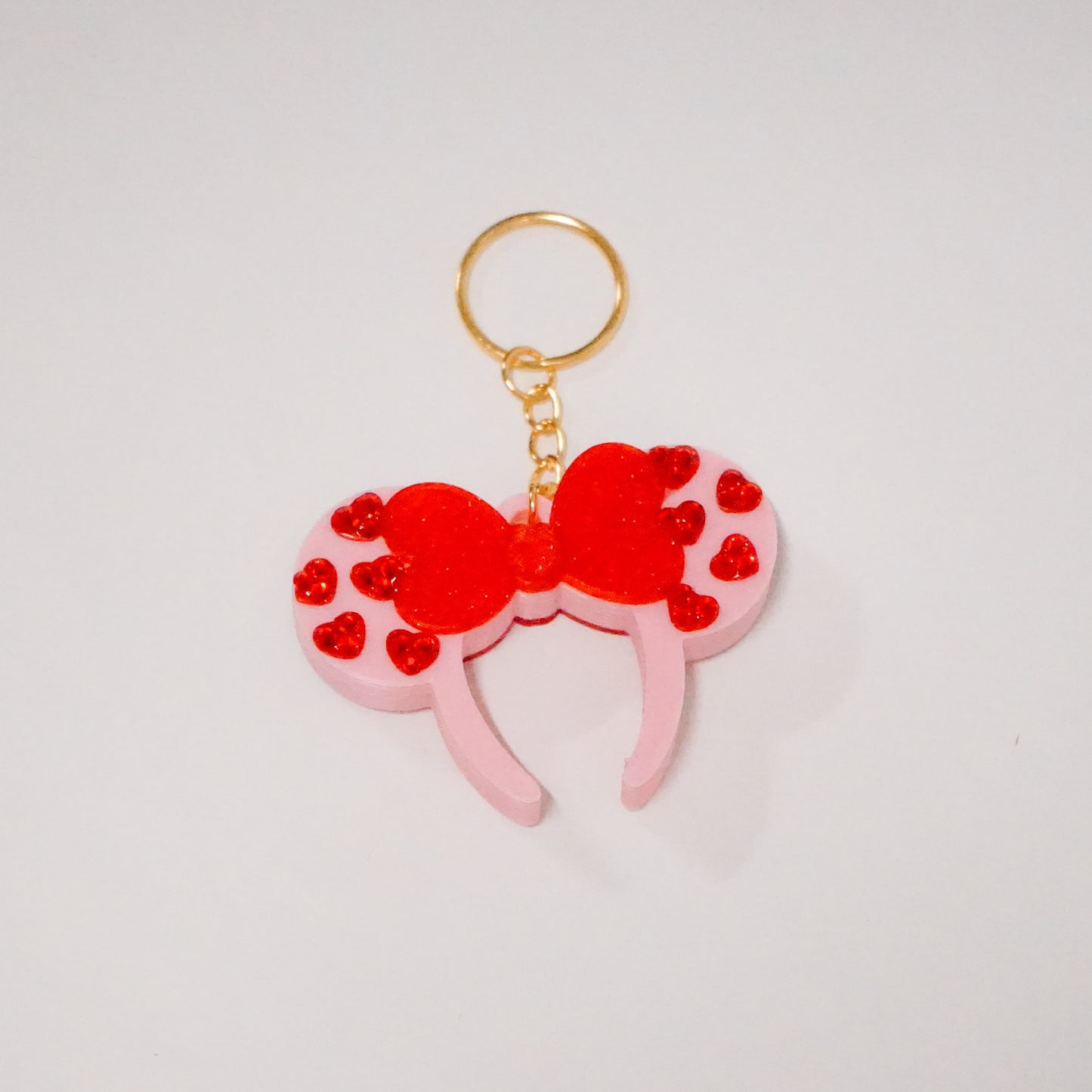 Heart Ears Headband Bag Charm
