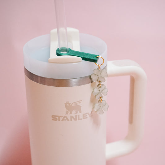 Shamrock Straw Dangle