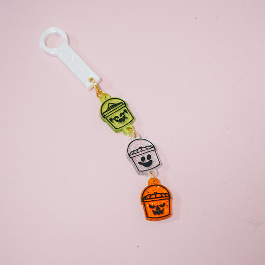 Sparkle Candy Bucket Straw Dangle