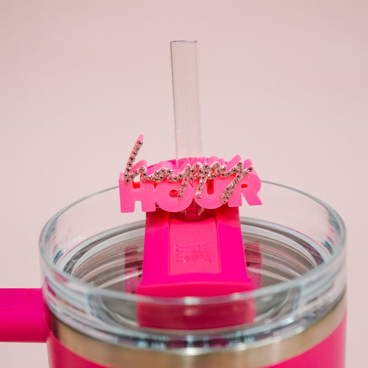 Happy Hour Straw Charm