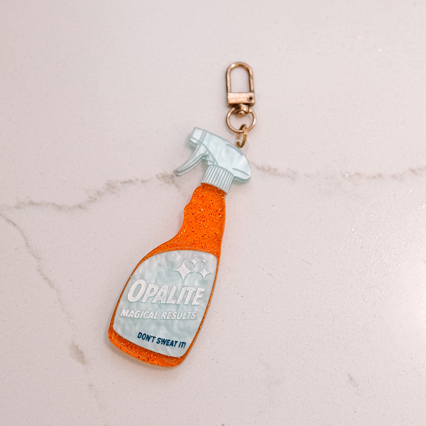Spray Bottle Bag Charm