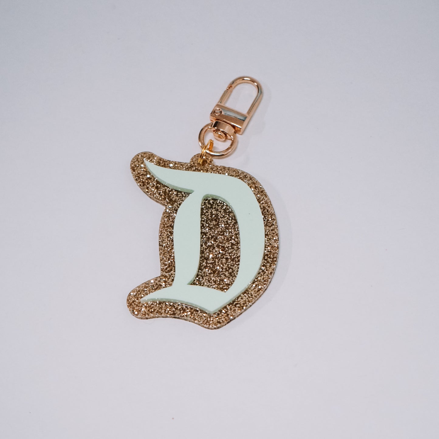 Retro D Bag Charm