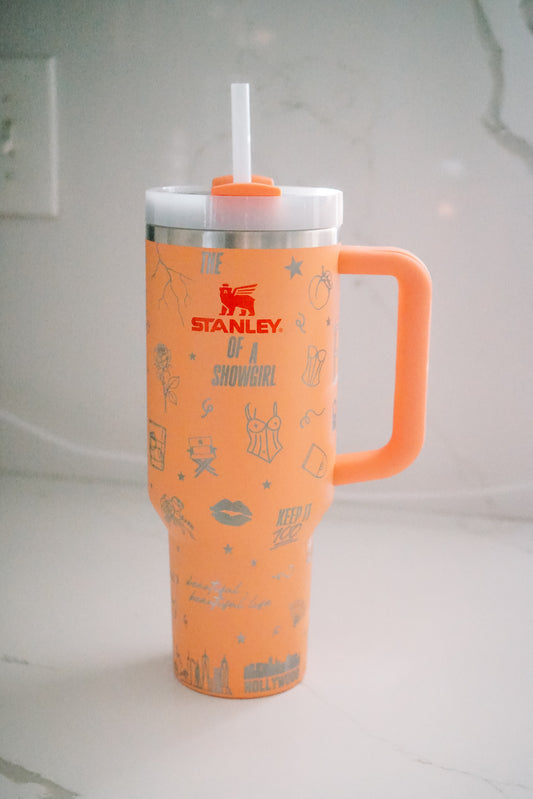 40 oz Nectarine Showgirl Wrap Tumbler