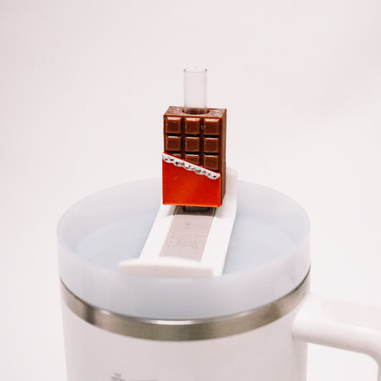 Chocolate Bar Straw Charm