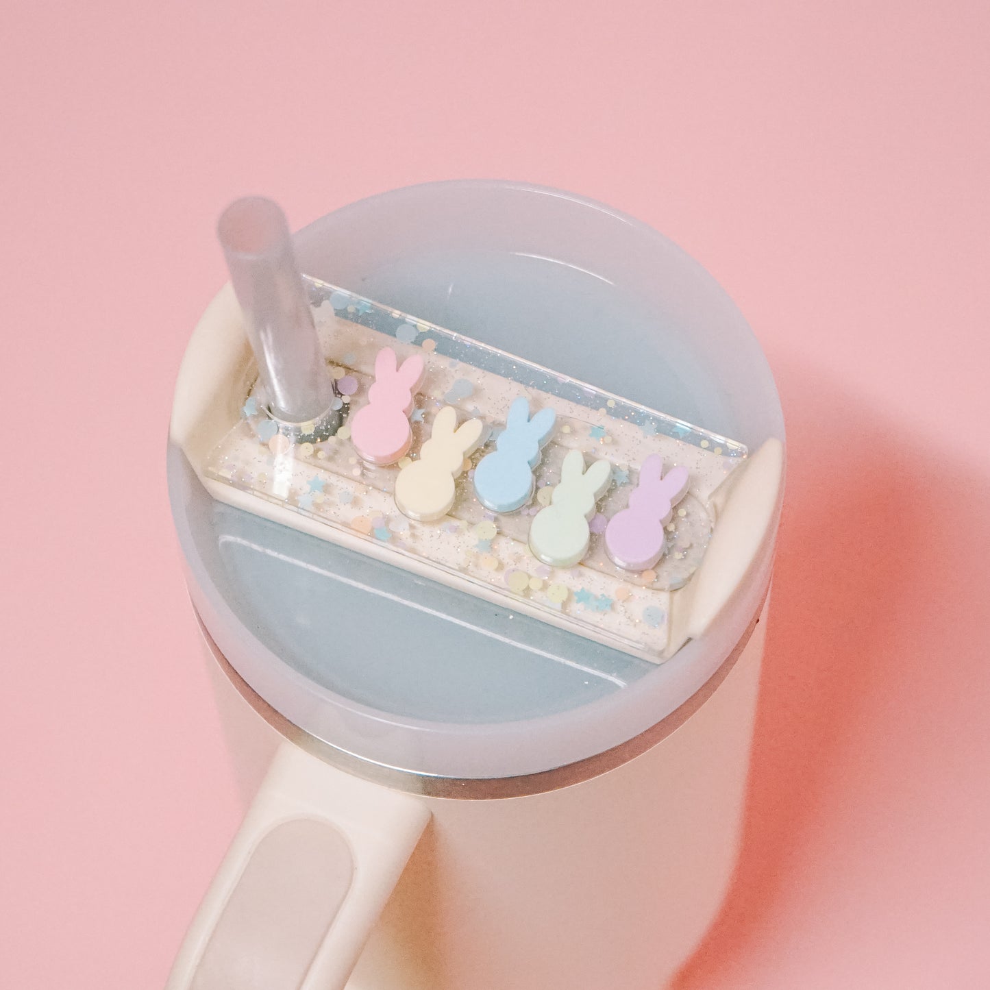 Marshmallow Bunny Lid Plate