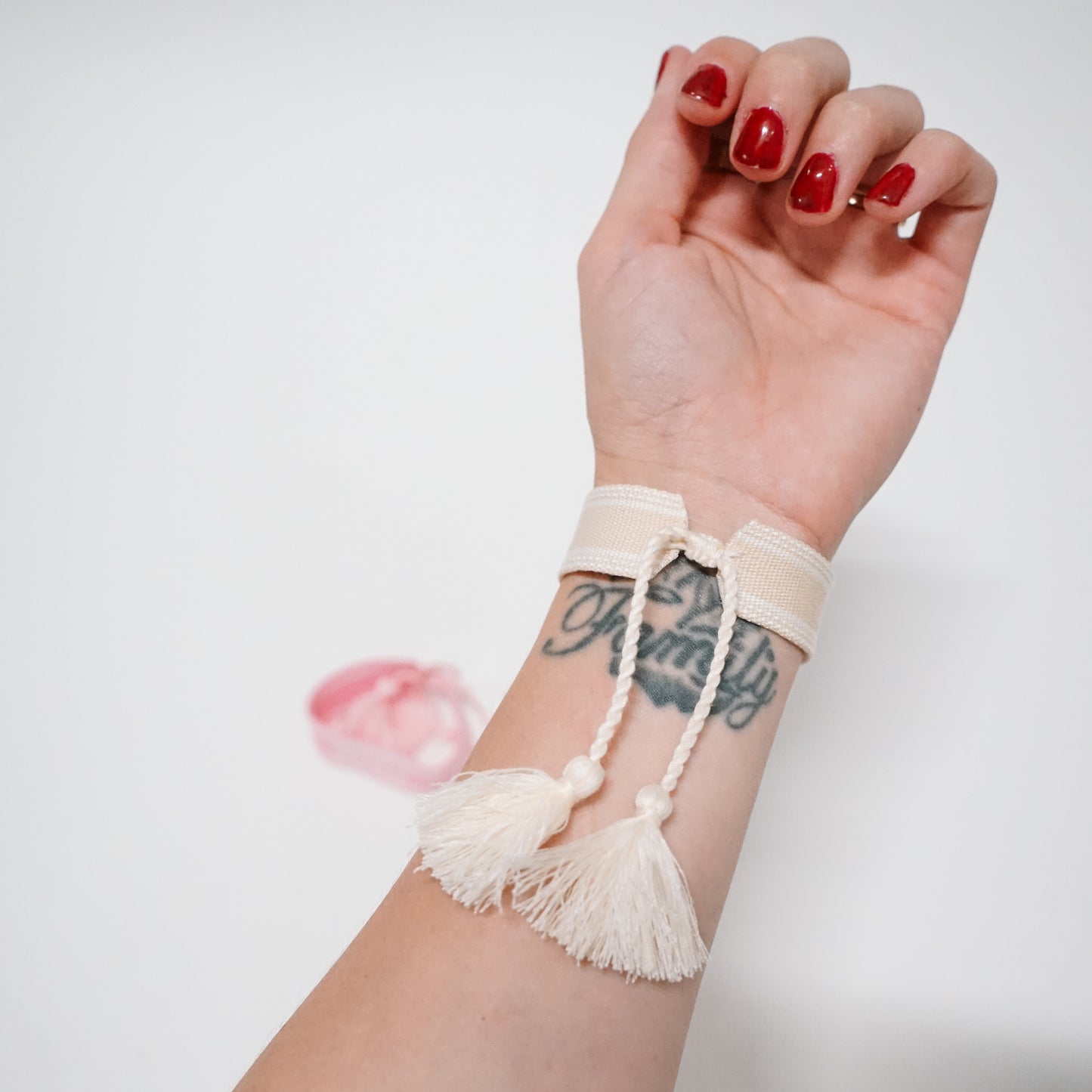 Mama Embroidered Bracelet