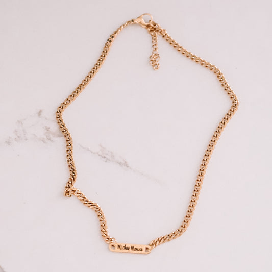 Mouse Signature Necklace