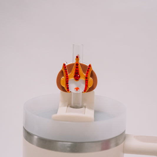Space Queen Straw Charm