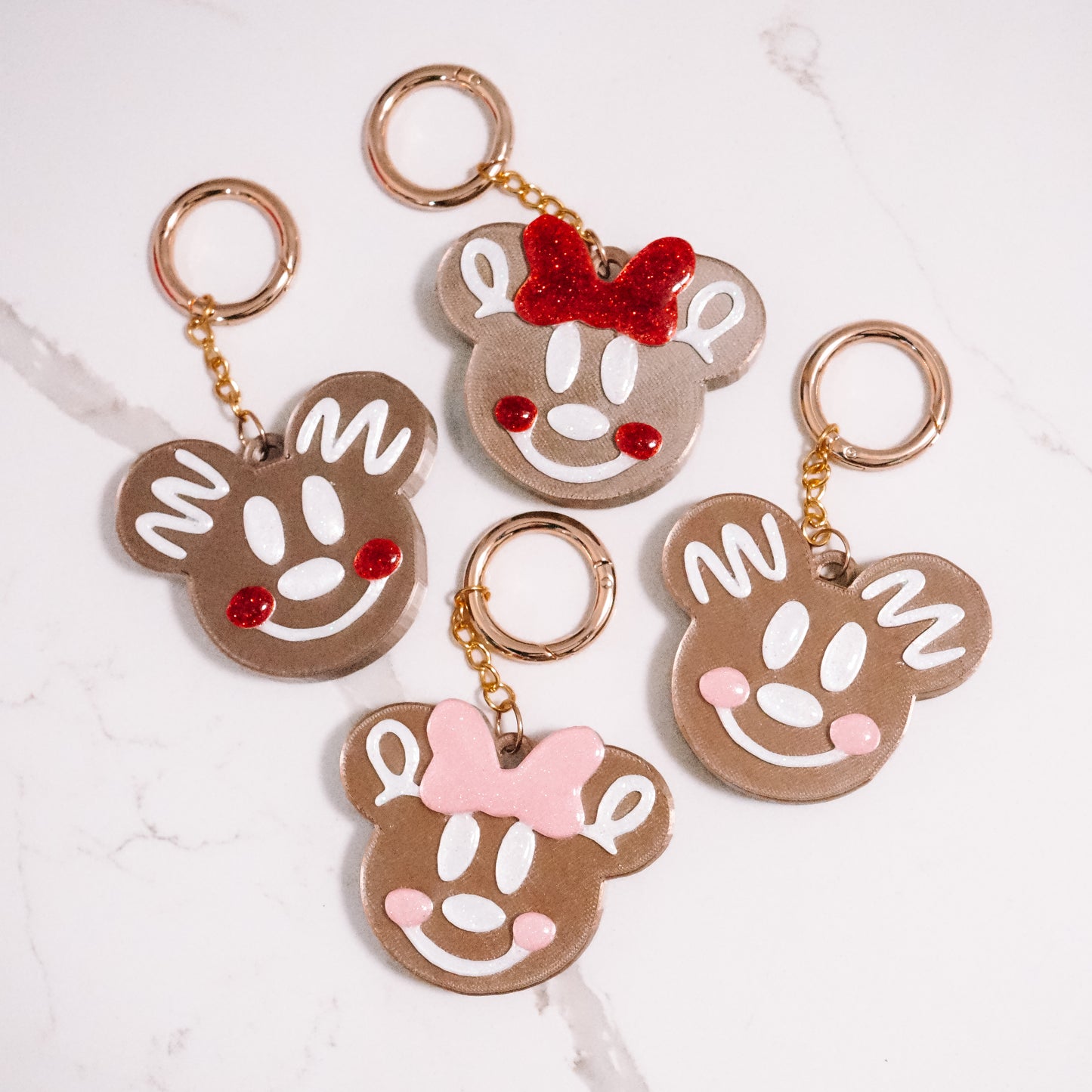 Mouse Gingerbread Bag Charm