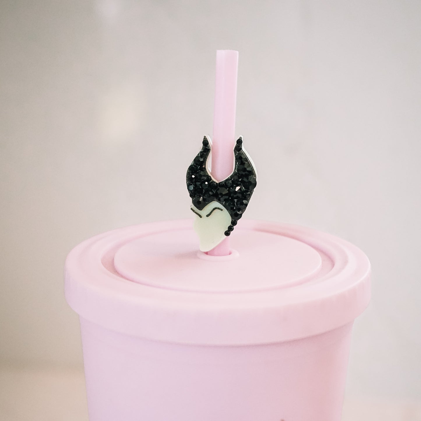 Queen Mal Straw Charm