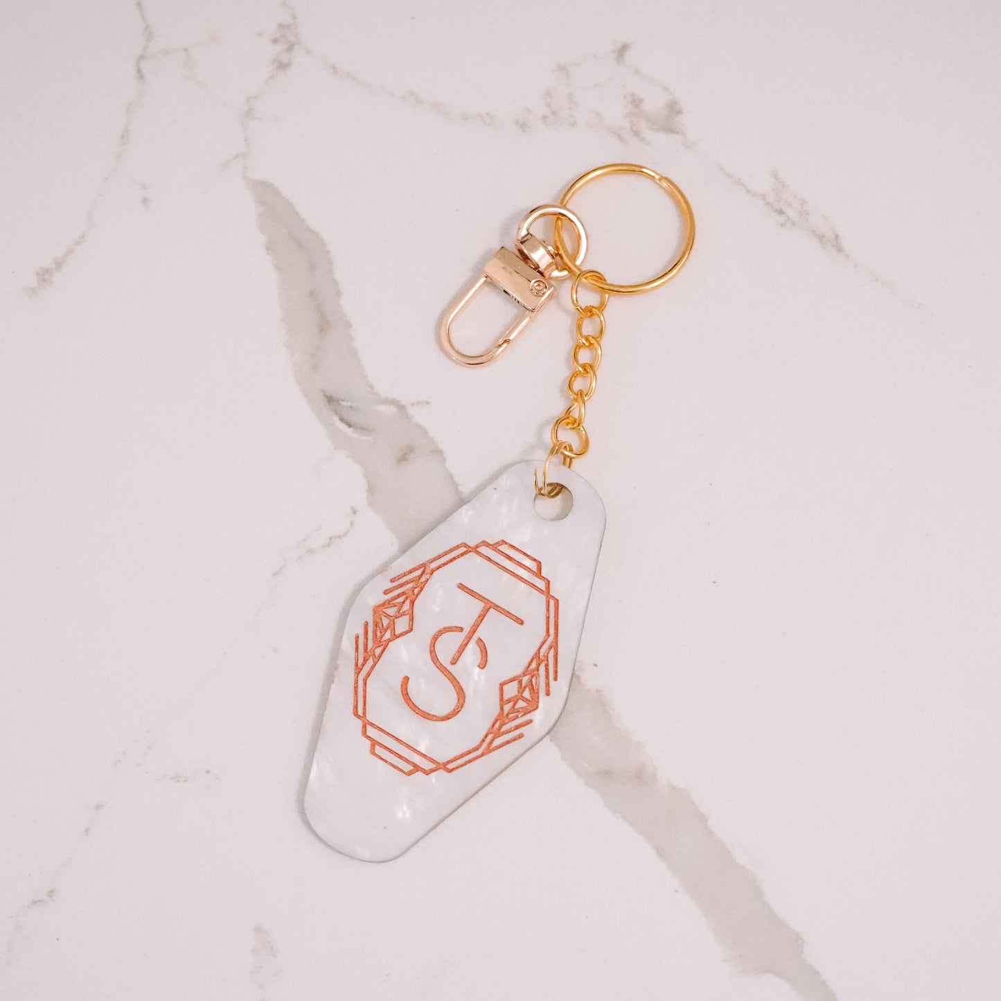 Crest Motel Keychain